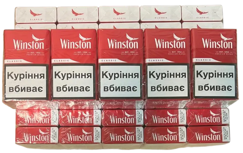 Winston KS red круг